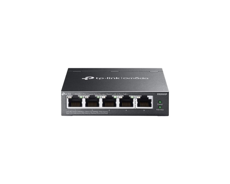 LAN04550_v.jpg ES205GP 5-Port 10/100Mbps Gigabit Switch sa 4-Port PoE+ - Slika 1