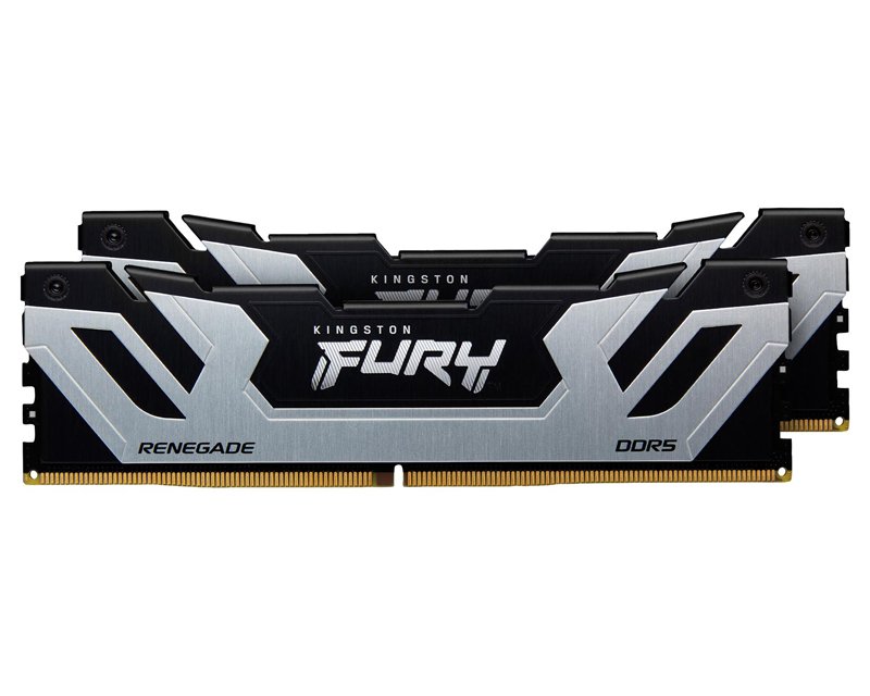 MEM02667_v.jpg CUDIMM DDR5 48GB (2x24GB kit) 8400MT/s KF584CU40RSK2-48 FURY Renegade Silver XMP - Slika 2