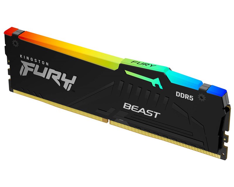 DIMM DDR5 32GB 6000MT/s KF560C30BBEA-32 FURY Beast Black RGB EXPO