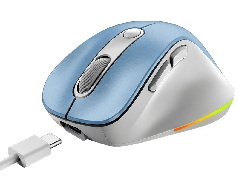 MIS02067_3.jpg Ergo 9000S Pro Light Blue USB Bežični plavi miš - Slika 3