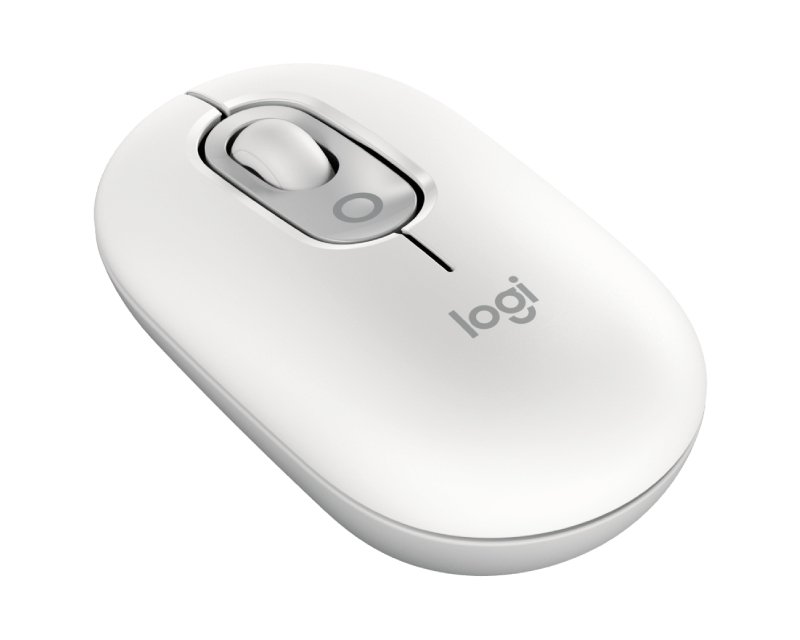 MIS02103_1.jpg Pop Mouse with Emoji, Off-White miš - Slika 3