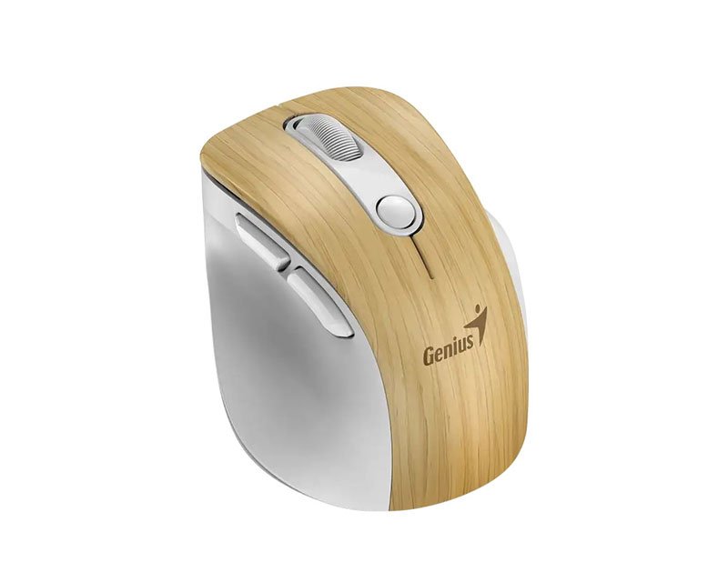 MIS02184_1.jpg Ergo 9000S Pro Pearl White USB Bežični Pine Wood miš - Slika 5