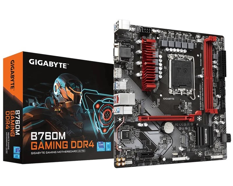 PLO03421_v.jpg B760M GAMING DDR4 rev. 1.x matična ploča - Slika 1