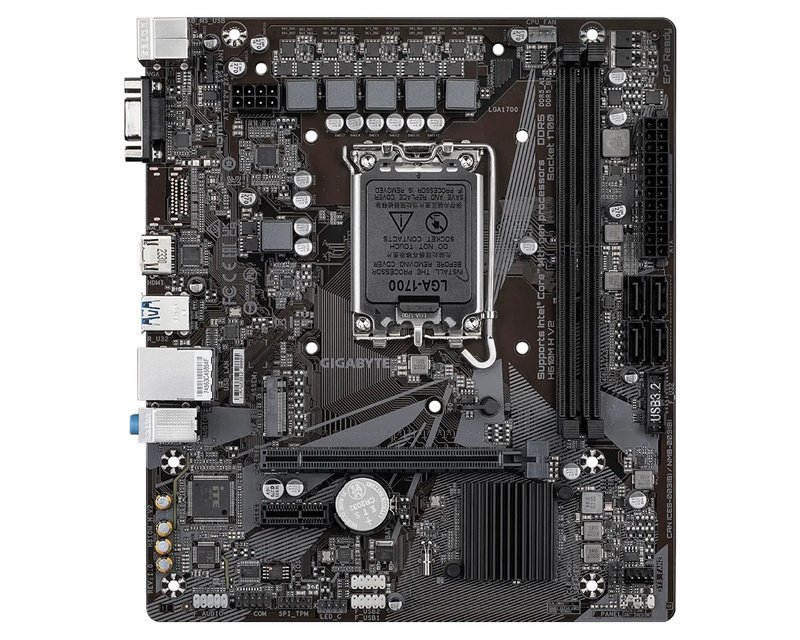 PLO03721_1.jpg H610M H V2 rev. 1.0 matična ploča - Slika 2