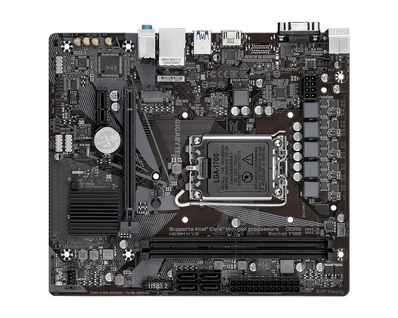 PLO03721_3.jpg H610M H V2 rev. 1.0 matična ploča - Slika 5