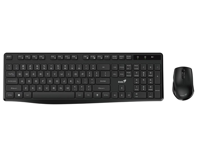 TAS01317_v.jpg KM-8206S Wireless USB US wireless crna tastatura - Slika 2