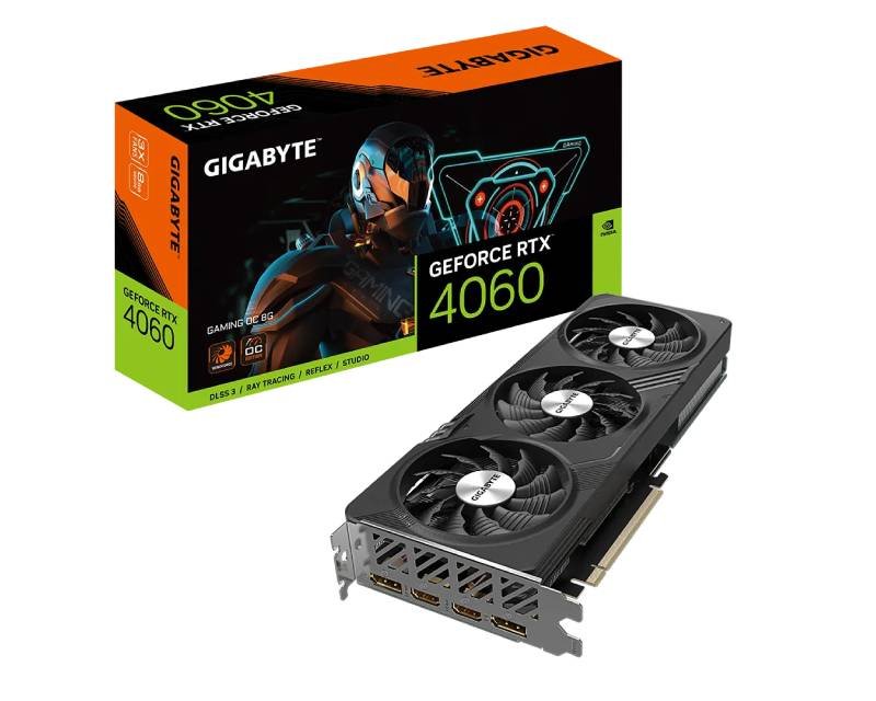 VGA02730_v.jpg nVidia GeForce RTX 4060 8GB 128bit GV-N4060GAMING OC-8GD grafička karta - Slika 1