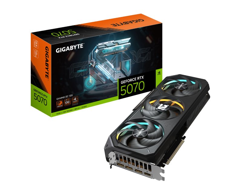 VGA02967_v.jpg nVidia GeForce RTX 5070 GAMING 12GB 192bit GV-N5070GAMING OC-12GD rev 1.0 grafička karta - Slika 6