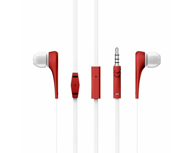 ZVU01737_1.jpg Style 1+ Red slušalice sa mikrofonom crvene (M44600) - Slika 2