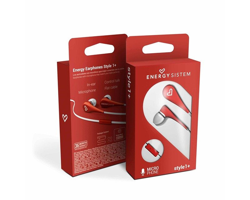 ZVU01737_3.jpg Style 1+ Red slušalice sa mikrofonom crvene (M44600) - Slika 4