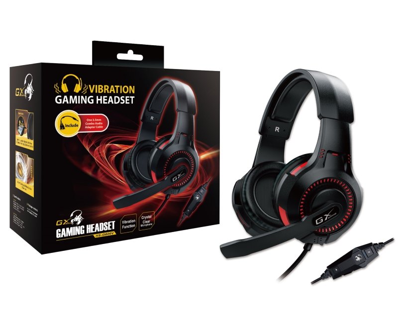 ZVU02040_1.jpg HS-G600V crne slušalice sa mikrofonom i vibracijom - Slika 2