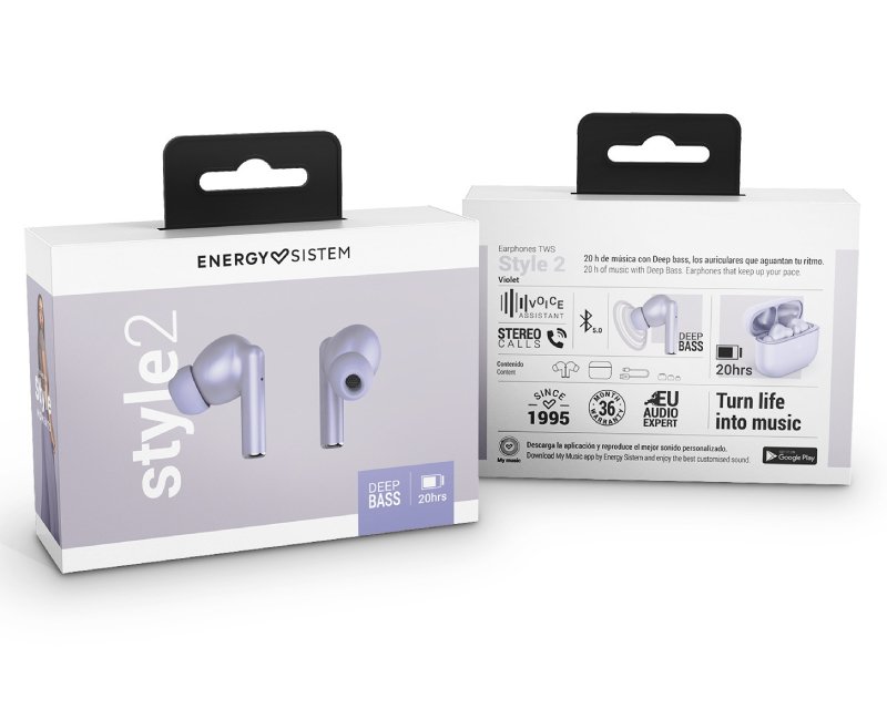 ZVU03217_5.jpg Style 2 Violet True Wireless bežične slušalice ljubičaste (M45296) - Slika 6